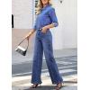 image:imageAstylish Womens 2026 High Waisted Wide Leg Jeans Front Seam Straight Denim PantsAshleigh Blue
