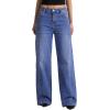 image:imageAstylish Womens 2026 High Waisted Wide Leg Jeans Front Seam Straight Denim PantsAshleigh Blue