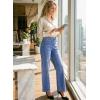 image:imageAstylish Womens 2026 High Waisted Wide Leg Jeans Front Seam Straight Denim PantsBeau Blue