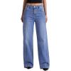 image:imageAstylish Womens 2026 High Waisted Wide Leg Jeans Front Seam Straight Denim PantsBeau Blue
