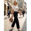 image:imageAstylish Womens 2026 High Waisted Wide Leg Jeans Front Seam Straight Denim PantsBlack