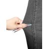 image:imageAstylish Womens 2026 High Waisted Wide Leg Jeans Front Seam Straight Denim PantsDark Grey