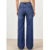 image:imageAstylish Womens 2026 High Waisted Wide Leg Jeans Front Seam Straight Denim PantsDirty Blue