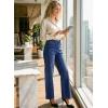 image:imageAstylish Womens 2026 High Waisted Wide Leg Jeans Front Seam Straight Denim PantsDirty Blue