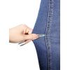 image:imageAstylish Womens 2026 High Waisted Wide Leg Jeans Front Seam Straight Denim PantsSky Blue