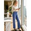 image:imageAstylish Womens 2026 High Waisted Wide Leg Jeans Front Seam Straight Denim PantsSky Blue