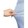 image:imageAstylish Womens High Waisted Wide Leg Jeans Stretch Denim Pants Double Button Trousers with Patch PocketsBeau Blue