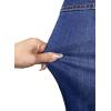 image:imageAstylish Womens High Waisted Wide Leg Jeans Stretch Denim Pants Double Button Trousers with Patch PocketsBluing