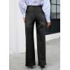image:imageAstylish Womens High Waisted Wide Leg Jeans Stretch Denim Pants with Front Patch PocketsBlack