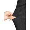 image:imageAstylish Womens High Waisted Wide Leg Jeans Stretch Denim Pants with Front Patch PocketsBlack