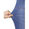 image:imageAstylish Womens High Waisted Wide Leg Jeans Stretch Denim Pants with Front Patch PocketsBluing