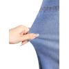image:imageAstylish Womens High Waisted Wide Leg Jeans Stretch Denim Pants with Front Patch PocketsLight Blue