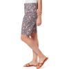 image:imageGloria Vanderbilt Womens Amanda Bermuda ShortGraystone Wild Flowersds