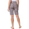 image:imageGloria Vanderbilt Womens Amanda Bermuda ShortGraystone Wild Flowersds