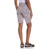image:imageGloria Vanderbilt Womens Amanda Bermuda ShortGraystone Wild Flowersds