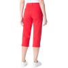 image:imageGloria Vanderbilt Womens Amanda Capri with High Rise Straight StandardCherry Fizz