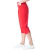 image:imageGloria Vanderbilt Womens Amanda Capri with High Rise Straight StandardCherry Fizz