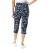 image:imageGloria Vanderbilt Womens Amanda Capri with High Rise Straight StandardMidnight Affair Riviera Mead  Hem Slits