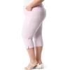 image:imageGloria Vanderbilt Womens Amanda Capri with High Rise Straight StandardSoft Peony