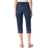 image:imageGloria Vanderbilt Womens Amanda Capri with High Rise Straight StandardSpain  Embellished  Slit Hem