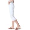 image:imageGloria Vanderbilt Womens Amanda Capri with High Rise Straight StandardVintage White  Embroidered