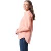image:imageGloria Vanderbilt Womens Amanda HighLow Long Sleeve Pullover Shirt StandardCoral Crush