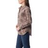 image:imageGloria Vanderbilt Womens Amanda HighLow Long Sleeve Pullover Shirt StandardUbe Rouge  Floral Lithography