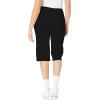 image:imageGloria Vanderbilt Womens Amanda Pull on Skimmer Short RegularBlk