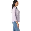 image:imageGloria Vanderbilt Womens Ashten 34 Sleeve Button Down Shirt with Curved Hem StandardLilac Dream