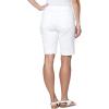 image:imageGloria Vanderbilt Womens Chic Self Belted Bermuda ShortVintage White