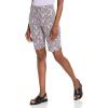 image:imageGloria Vanderbilt Womens Amanda Bermuda ShortGraystone Wild Flowersds