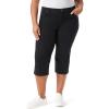 image:imageGloria Vanderbilt Womens Amanda Capri with High Rise Straight StandardBlack