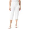 image:imageGloria Vanderbilt Womens Amanda Capri with High Rise Straight StandardVintage White  Hem Slits
