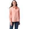 image:imageGloria Vanderbilt Womens Amanda HighLow Long Sleeve Pullover Shirt StandardCoral Crush