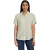 image:imageGloria Vanderbilt Womens Daisy Short Sleeve HighLow Button Down Shirt StandardWarm Mint