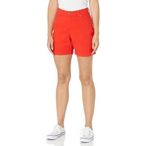 image:imageGloria Vanderbilt Womens Amanda Basic Jean Short RegularRed Spark