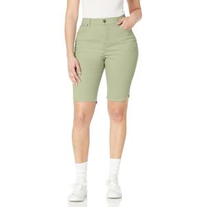 image:imageGloria Vanderbilt Womens Amanda Bermuda ShortMatcha Latte