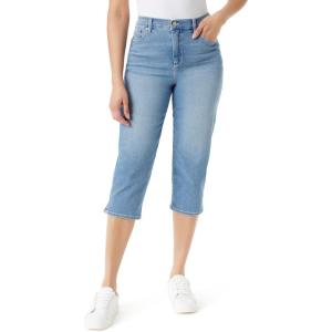 image:imageGloria Vanderbilt Womens Amanda Capri with High Rise Straight StandardArroyo Whiskers  Hem Slits