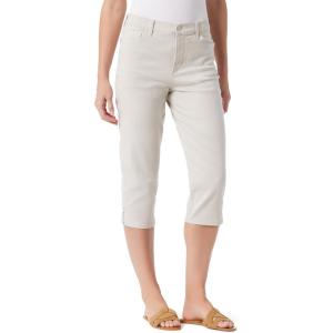 image:imageGloria Vanderbilt Womens Amanda Capri with High Rise Straight StandardStonewood