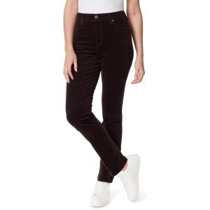 image:imageGloria Vanderbilt Womens Amanda Corduroy Slim High Rise Pant RegularCoffee Roastds