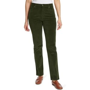 image:imageGloria Vanderbilt Womens Amanda Corduroy Slim High Rise Pant RegularHidden Forest