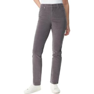 image:imageGloria Vanderbilt Womens Amanda Corduroy Slim High Rise Pant RegularSmokey Cloud
