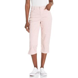 image:imageGloria Vanderbilt Womens Amanda Pull on CapriRosy Pinkrefined Plaidds