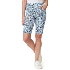 image:imageGloria Vanderbilt Womens Amanda Pull on CapriVintage Whiteashanti Stamp