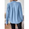 image:imageAstylish Womens Bow Tie Neck Tops 2026 Long Sleeve Trendy Business Work Blouses Elegant Dressy Casual ShirtsBlue