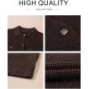image:imageAstylish Women Waffle Knit Shacket Jacket Casual Long Sleeve Sweater Button Down Shirts Dressy Blouse TopsCoffee