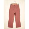 image:imageAstylish Womens High Waisted Jeans Stretchy Flared Straight Leg Loose Trendy Raw Hem Denim PantsMineral Red
