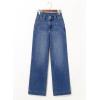 image:imageAstylish Womens High Waisted Wide Leg Straight JeansAshleigh Blue