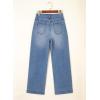image:imageAstylish Womens High Waisted Wide Leg Straight JeansBeau Blue