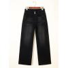 image:imageAstylish Womens High Waisted Wide Leg Straight JeansBlack